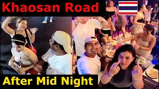 Khaosan Road After Midnight - RAW and UNFILTERED - Bangkok|Thailand vlog #boomboom 03