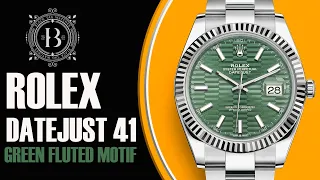 Rolex Datejust 41 Oyster Perpetual Green Dial 126334-0029