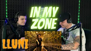 lluni - In My Zone | REACTION 😨