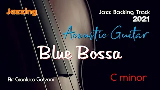 New Backing Track 2021 BLUE BOSSA (Cm) Martin Acoustic Guitar Play Along Sax Trumpet Bossanova free