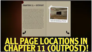 ALL PAGE LOCATIONS IN CHAPTER 11 *OUTPOST* BOOK 1! (ROBLOX PIGGY!)