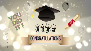 Ambience for Graduation Celebrations 🎓🎓🎓 | Graduation Background |Graduation Backdrop Video 👩‍🎓🎓👨‍🎓