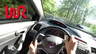 Modified 275hp 2009 Honda Civic Si - Tedward POV Drive (Binaural Audio)