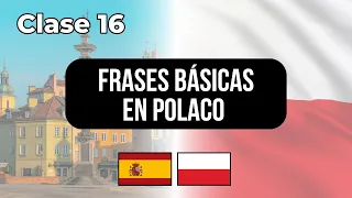 Frases Básicas en POLACO para principiantes - Clase #16 👉 Lecciones para hispanohablantes