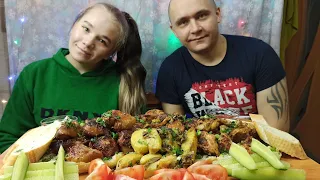 Мукбанг Шашлык Ответы На Вопросы mukbang kebab