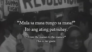 "Mga Awit Mula sa Sigwa ng Unang Sangkapat" - Medley of Protest Songs from the First Quarter Storm