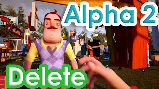 Hello Neighbor Alpha 2 удаляю дом соседа