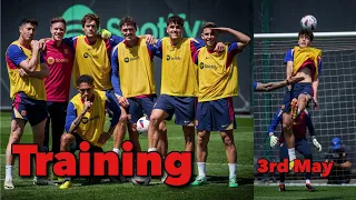 FC Barcelona Training 3rd May: Pedri, Yamal, Fermín, Lewandowski, Cubarsí |  Ready For Girona Clash