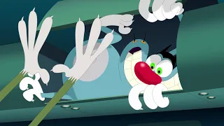 Oggy and the Cockroaches - Panic in the air (S07E14) BEST CARTOON COLLECTION | New Episodes in HD