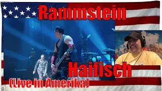 Rammstein - Haifisch (Live in Amerika) [Subtitled in English] - REACTION - interesting! lol