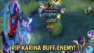 Martis jungle vs karina jungle ❗||Martis game play jungle lane ||Best build 2024 - Mobile legends