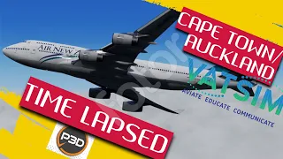 Flight Sim Feature Length: Cape Town to Auckland, Boeing 747-400