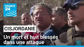 Attaque près d'une colonie en Cisjordanie : un mort, huit blessés • FRANCE 24