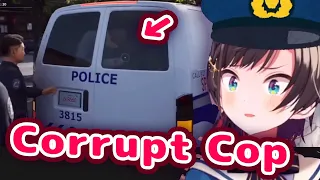 Corrupt Officer Subaru Wrongfully Arrests Litterbug For Aggravated Assault【ENG Sub/Hololive】
