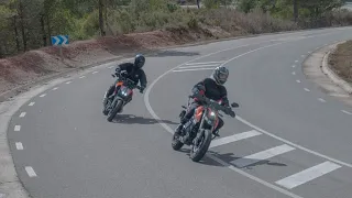 Ruta en MOTO por Montserrat!!! KTM Duke 125 || Zontes u-1 125 || Rieju mrt 50cc