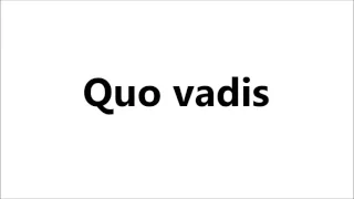 Czarny NBK - Quo vadis