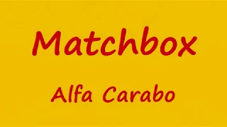 Matchbox Alfa Carabo Resto