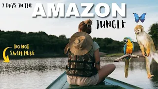 I explored the AMAZON JUNGLE for 7 days | Traveling around BRAZIL