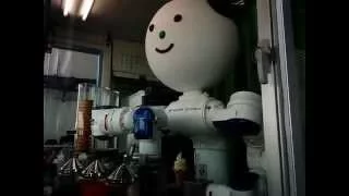 Soft serve ice cream Robot　”YASUKAWA-KUN”