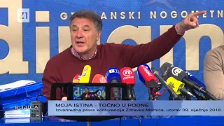 ZDRAVKO MAMIĆ - Moja istina - cijela pressica - 09.01.2018. (Bujica)