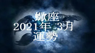 さそり座（蠍座）2021年3月の運勢~占い2021