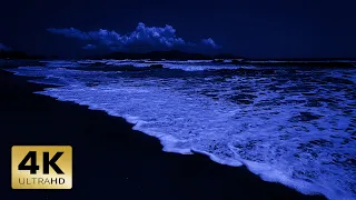 Ocean Waves For Deep Sleep - Fall Asleep In 3 Minutes With Peaceful Ocean Waves At Night