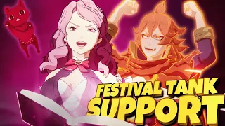 DESTINY VANESSA IS HERE TO SUPPORT FESTIVAL MEREOLEONA......& BLACK ASTA hehe - Black Clover Mobile