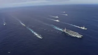 USS Gerald R. Ford Carrier Strike Group Transit