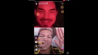 2019 -11- 14 Adam Lambert IG Live   Full -with questions