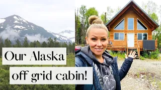 We're Moving to Alaska!🌲|| Complete Off Grid Cabin || Touring Our Forever Homestead with You!