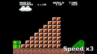 All Night Nippon Super Mario Bros - World 1-2 Glitch