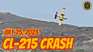 CL 215 Waterbomber Crash Greece 25 July 2023