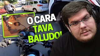 CASIMIRO REAGE: ENQUADROS DE MOTO (EP. 46) A FRASE DE EFEITO PRO PM - XRACING | Cortes do Casimito