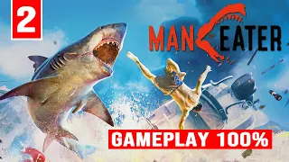 MANEATER - Gameplay Walkthrough | FULL GAME 100% Complete - Part 2