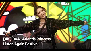 [4K] 220916 보아 직캠 BoA - 아틀란티스 소녀 Atlantis Princess 리슨어게인 Listen Again Festival