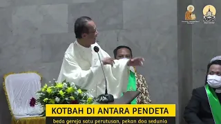 KOTBAH DI TENGAH PENDETA, beda gereja satu perutusan @agussuryanagunadi697