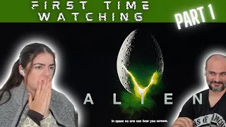 Creepy... Girlfriend watches ALIEN for the first time - Reaction (1/2)