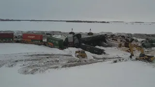 VIDEO | Train Derailment: 70-car train derails in North Dakota spilling hazardous material