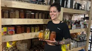 Homestead Pantry Tour | One YEAR worth of food