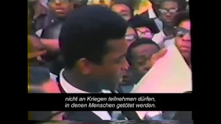 Muhammad Ali erklärt seine Kriegsdienstverweigerung