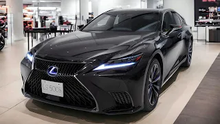 NEW Lexus LS 500h 2024 Flagship Luxury Sedan Exterior and Interior