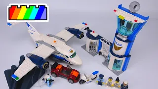 【LEGO】LEGO City Sky Police Air Base 60210【Speed Build】