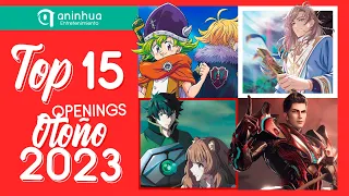 Top 15 Anime & Donghua Openings Otoño 2023 - Fall 2023 (v1)