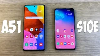 SAMSUNG GALAXY A51 VS GALAXY S10E - РАЗНИЦА В ЦЕНЕ В 2 РАЗА! ПОЛНОЕ СРАВНЕНИЕ