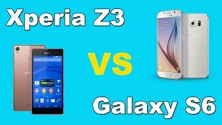 Битва смартфонов Sony Xperia Z3 vs Samsung Galaxy S6