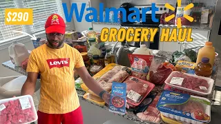 Monthly WALMART GROCERY HAUL | WHAT DID WE BUY?! |Shopping for a family of 3