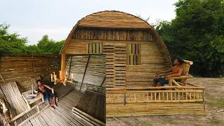 Build Luxury Modern Bamboo Resort House With Bamboo Bed and Bamboo Chair Design By Ancient Skills