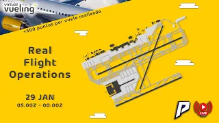 Evento Virtual Vueling: RFO Barcelona en cabina compartida | MSFS - A320 FBW | PilotoF-22