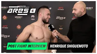 #ARES4 [Post Fight Interview] : Henrique Shiguemoto