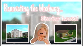 Renovating the bloxburg starter house! FlxralBlondiie.